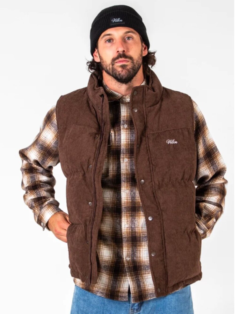 Corduroy Puffer Vest
